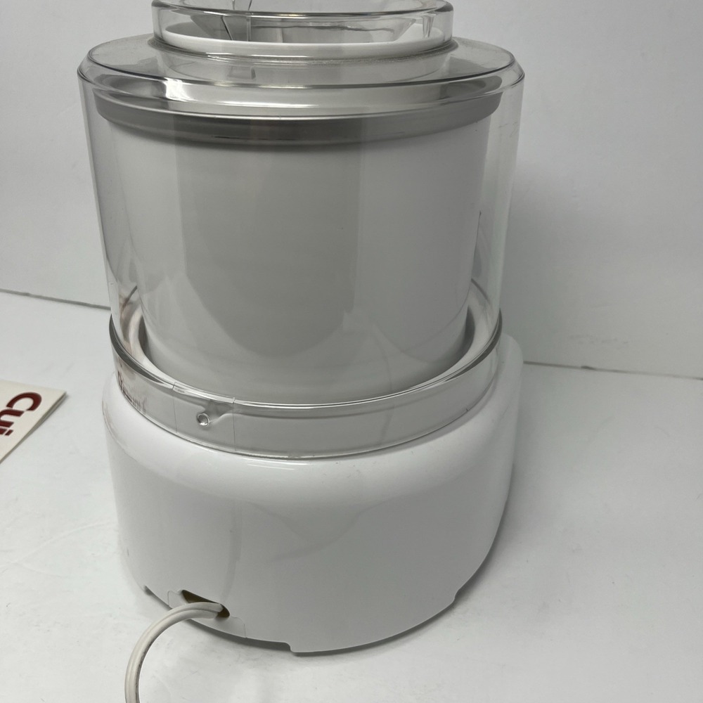 Cuisinart ICE-21 Frozen Yogurt-Ice Cream and Sorbet Maker - White Tested - Picture 7 of 9